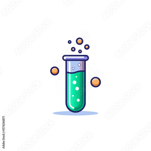 test tube bubbling science lab liquid