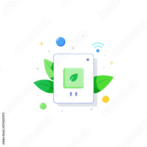 iot light switch with smart eco signal