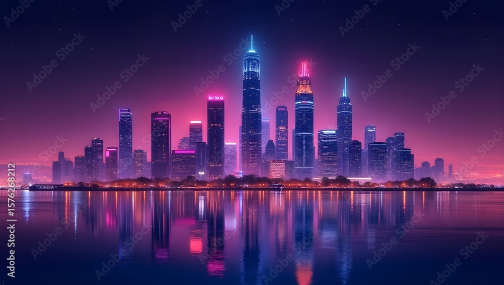 Fototapeta premium new york city skyline