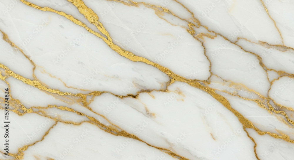 White Marble with Gold Veins Texture Stone Surface Pattern White Marble with Gold Veins Texture Stone Surface Pattern