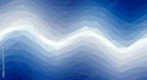Abstract Blue Polygon Wave Background Modern Graphic Design