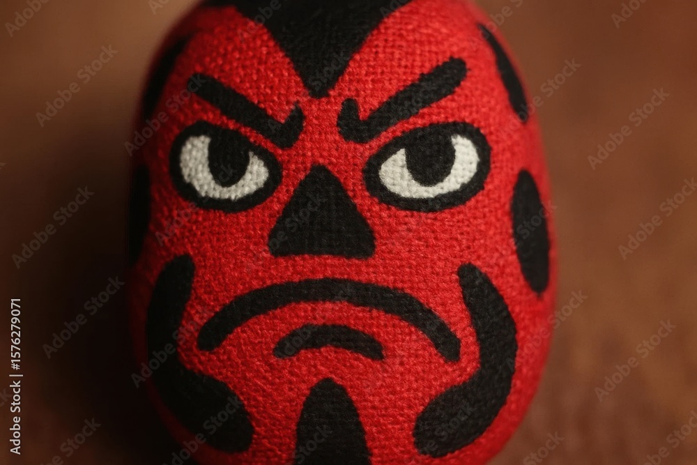 Naklejka premium A Study in Contrasts and Expressions