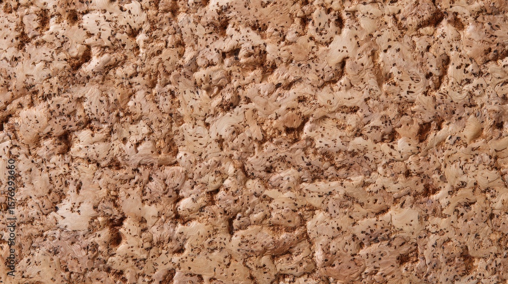 Close-up texture of natural cork surface with organic patterns Close-up texture of natural cork surface with organic patterns