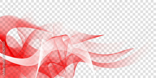 Abstract red and white lines background design. isolated red white background. national background