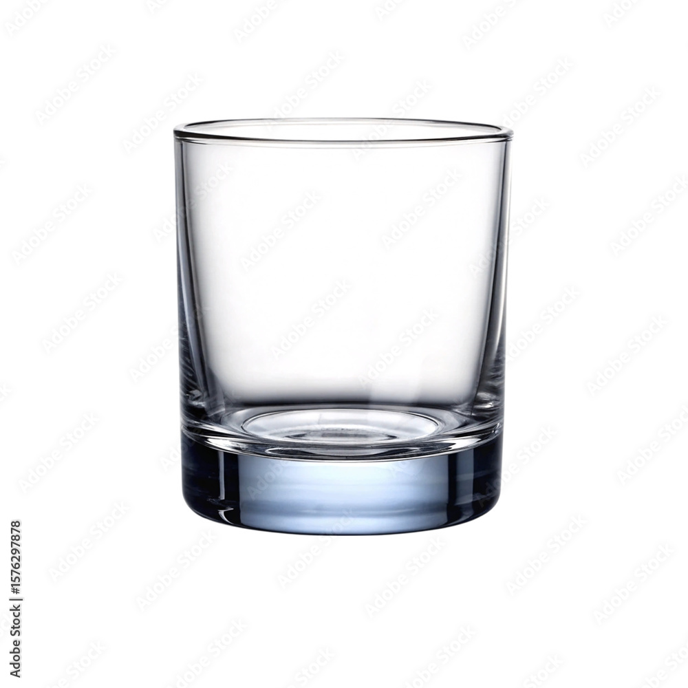 custom made wallpaper toronto digitalPhoto of an empty clear glass tumbler, isolated on a transparent background
