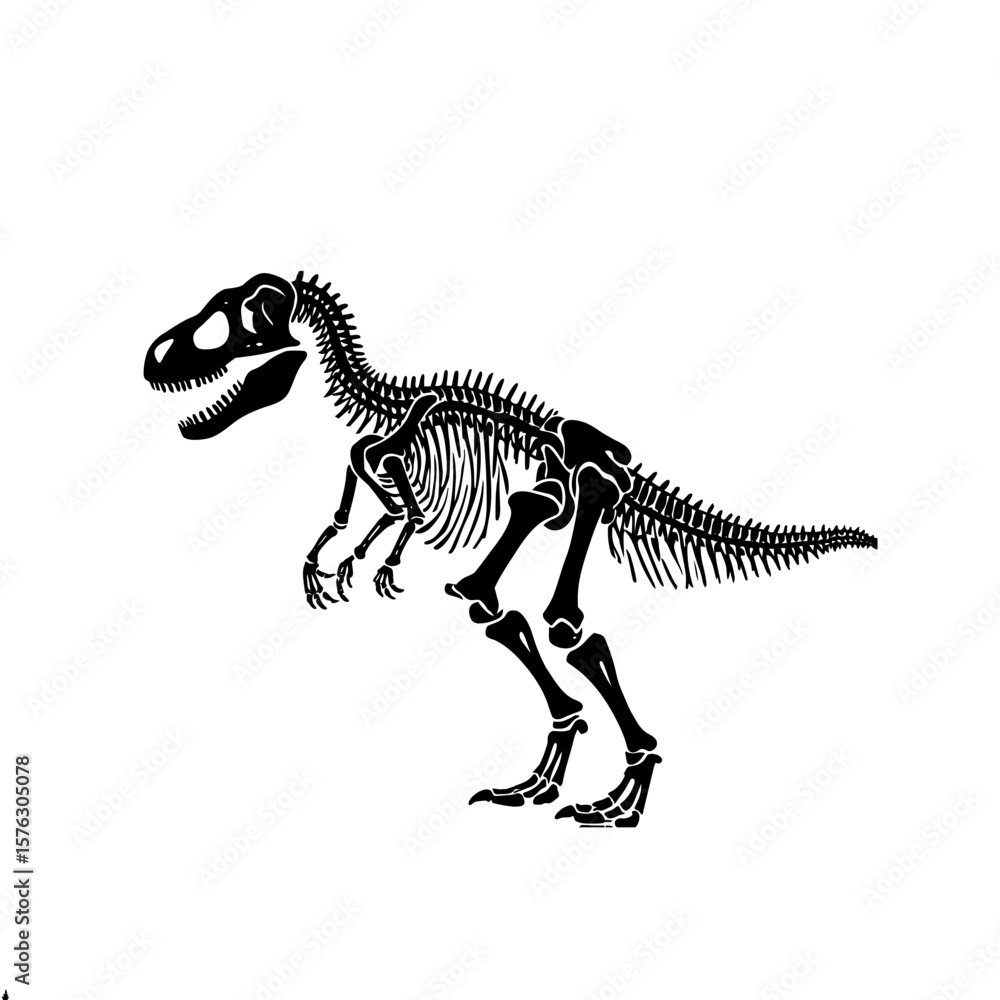 Fototapeta premium tyrannosaurus rex skeleton