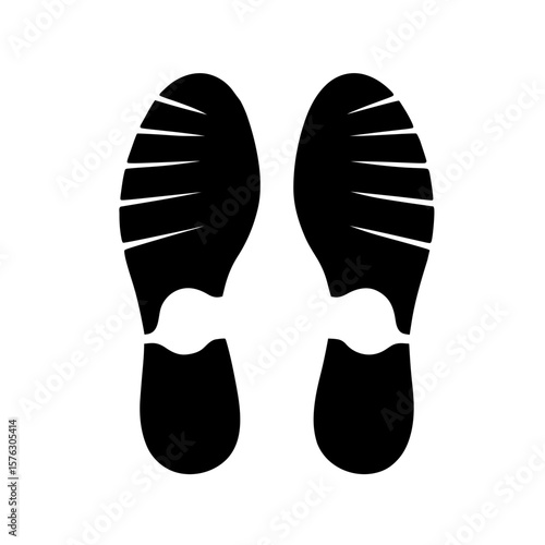 black flip flops
