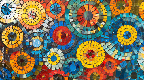 Wallpaper Mural seamless pattern with flowers Torontodigital.ca