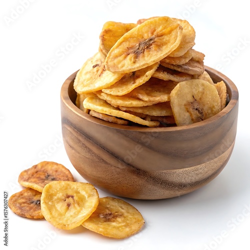 crispy banana chips bowl