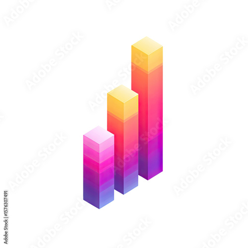 Abstract colorful infographic design featuring descending three-dimensional bar graphs showcasing data visualization trends and analysis Free Download Abstract colorful infographic design featuring descending three-dimensional bar graphs showcasing data visualization trends and analysis - GFXLoad