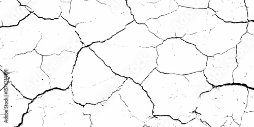 white textured wall with cracks and brick foundation, creating a distressed and some dark spots, textured appearance. it looks aged	