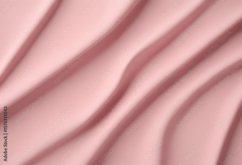 Obraz premium White Frame with Pink Decor Elements on Soft Background