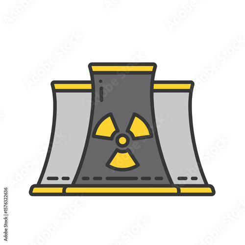 Nuclear Power Plant Icon
