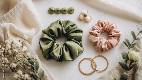 Wallpaper Mural Elegant hair accessories, soft colors Torontodigital.ca