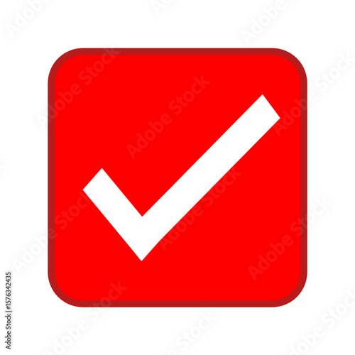 Red Check Mark Icon – Bold White Tick Inside Red Square with Rounded Corners Free Download Red Check Mark Icon – Bold White Tick Inside Red Square with Rounded Corners - GFXLoad