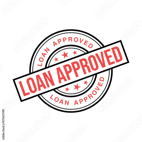 Loan Approved Letter Rubber Stamp Template