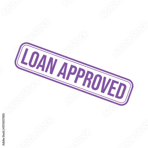 Loan Approved Letter Rubber Stamp Template