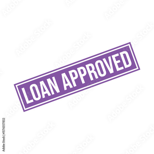 Loan Approved Letter Rubber Stamp Template