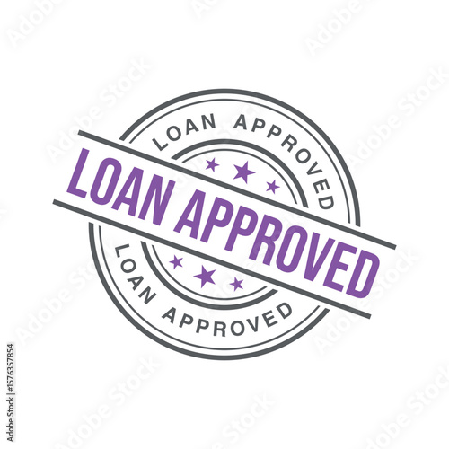 Loan Approved Letter Rubber Stamp Template