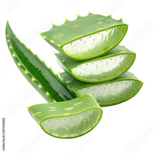 Wallpaper Mural Aloe Vera Plant Slices  Leaf Natural Remedy Medicinal Herb Skincare Ingredient Botanical Closeup Herbal Medicine Organic Beauty Product Green Plant Photography Isolated On Transparent Background Torontodigital.ca