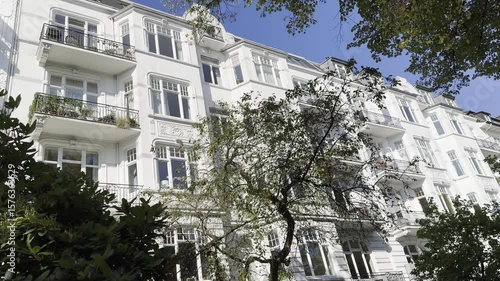 Wallpaper Mural Old white residential building in the city. Torontodigital.ca