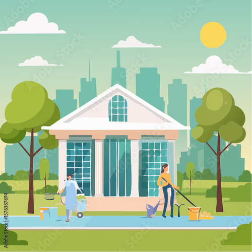 Professional cleaning and cleanliness