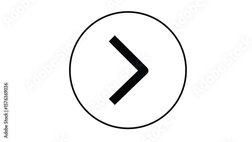 Black right side arrow