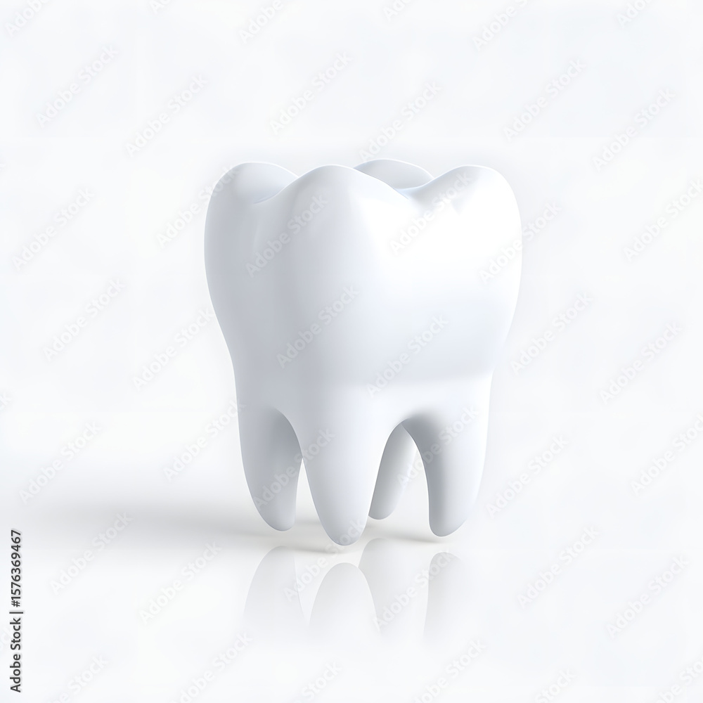 tooth on white background tooth on white background