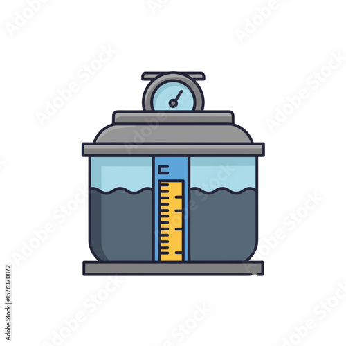 Septic Tank Filter Unit with Pressure Gauge and Level Indicator