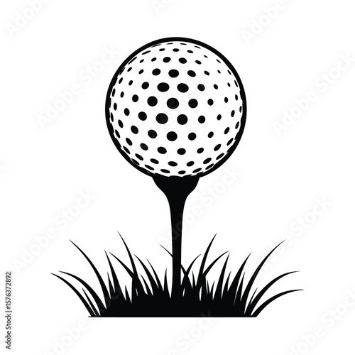golf ball vector illustration