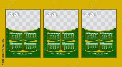 2026 Calendar Designs Tropical Beach