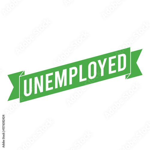 Unemployed Letter Rubber Stamp Template Design