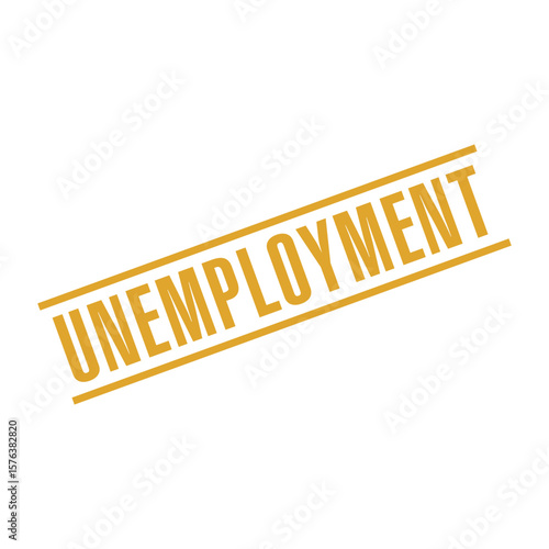 Unemployment Letter Rubber Stamp Template Design