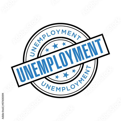 Unemployment Letter Rubber Stamp Template Design