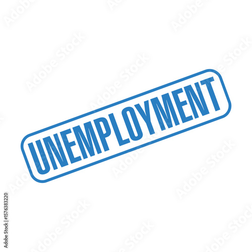 Unemployment Letter Rubber Stamp Template Design