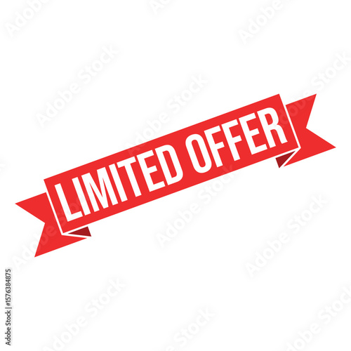 Limited Offer Letter Rubber Stamp Vector Design Template