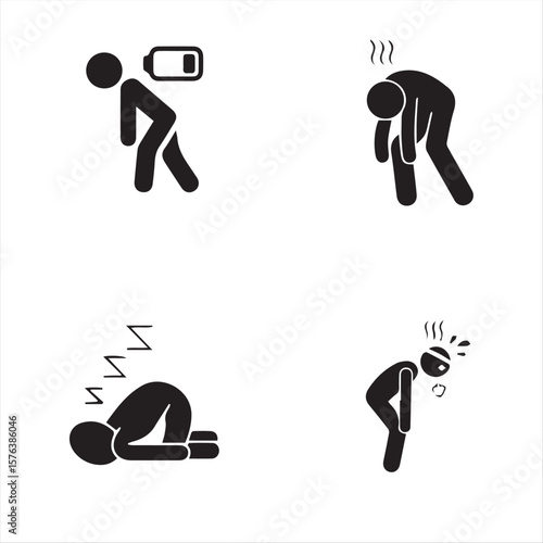 Potential accidents icons
