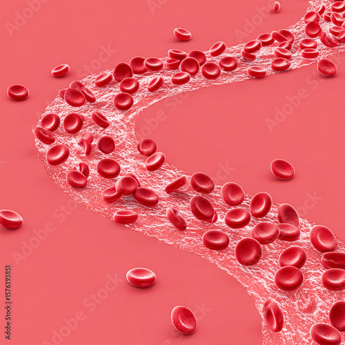 Blood picture of chronic lymphocytic leukemia or CLL, analyze by microscope, original magnification 400x.
