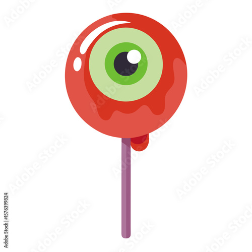 lollipop isolated on white