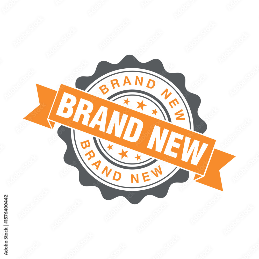 Fototapeta premium Brand New Letter Rubber Stamp Template Design