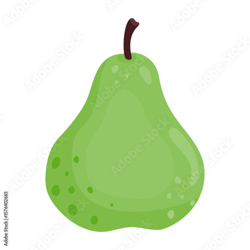 Ripe juicy pear. Healthy eating. Fresh fruit.