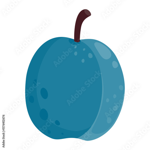 Ripe plum fruit. Juicy fruit. Prunes.
