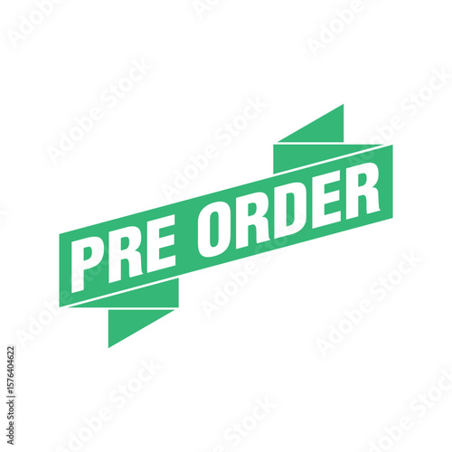 Pre Order Letter Rubber Stamp Template Design
