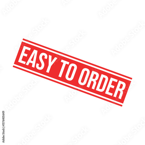 Easy to Order Letter Rubber Stamp Template Design