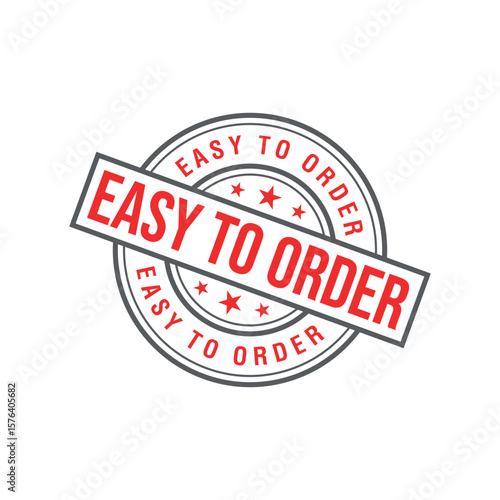 Easy to Order Letter Rubber Stamp Template Design