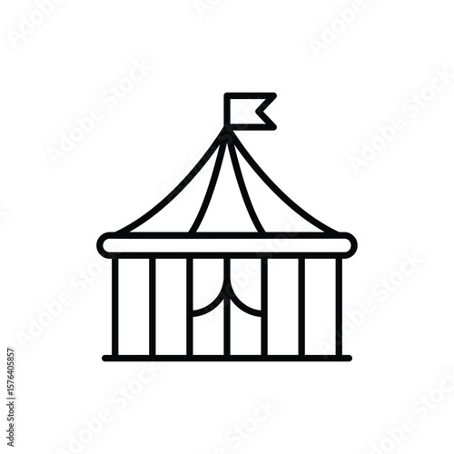 Circus icon vector