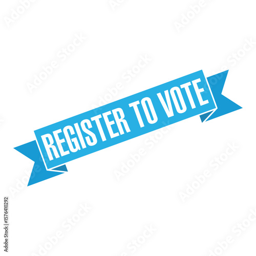 Register to Vote Letter Rubber Stamp Template Design