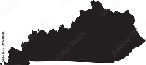 Kentucky Vector Map High Detailed 