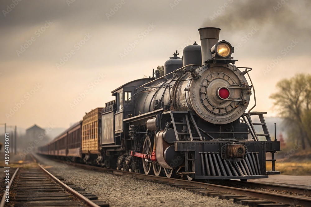 Fototapeta premium old steam train