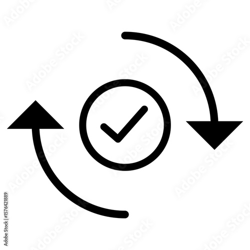 Check mark confirm icon	